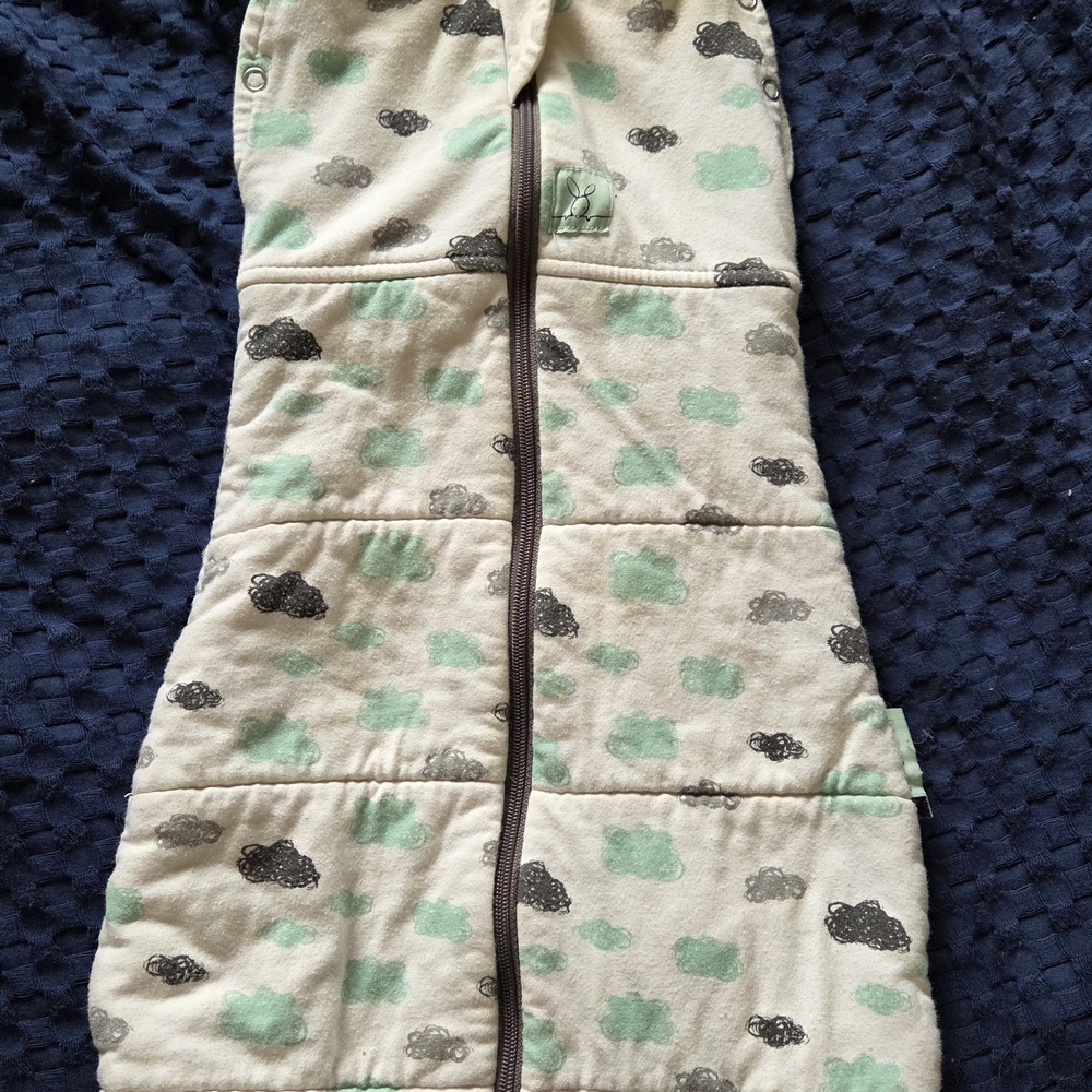 Cozy Cloud Print Baby Sleeping Bag